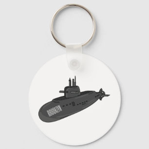 Porte-clés Illustration sous-marine