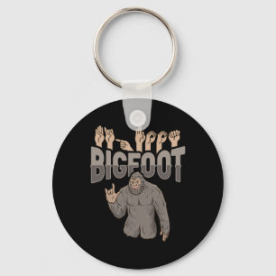 Porte-clés ILY Bigfoot ASL Gesture mains sourdes Perte auditi