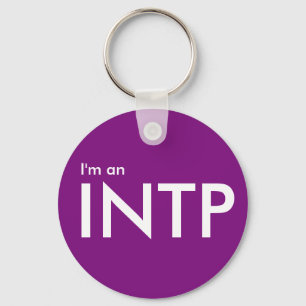 Porte-clés I'm an INTP - Personality Type Purple Keychain