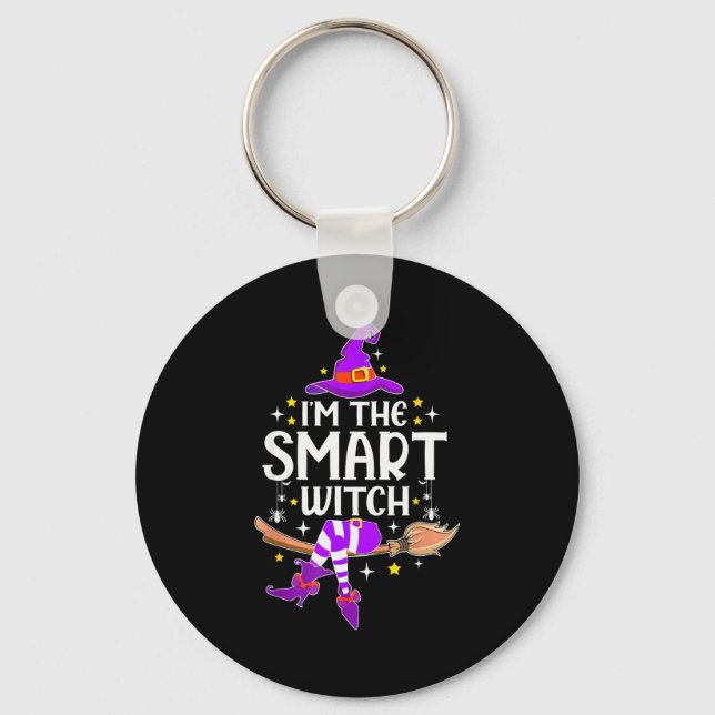Porte-clés I'm The Smart Witch Halloween Matching Group Costu (Recto)