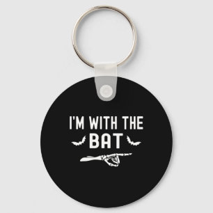Porte-clés I'm With The T Funny Skeleton Halloween Matching C