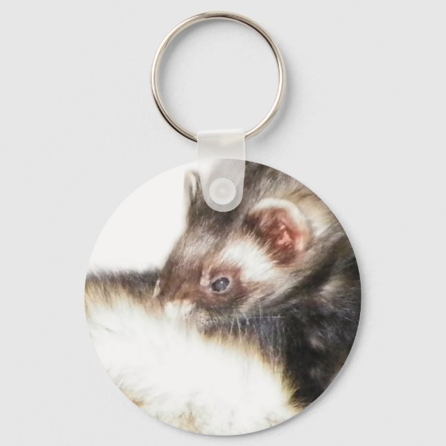 Porte-clés Image du Ferret de l'able (Recto)