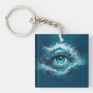 Porte-clés Image Fantastique - Vieilles Yeux Bleus