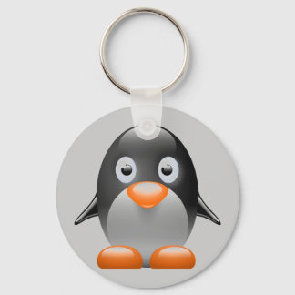 Porte-clés image linux tux pingouin