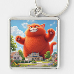 Porte-clés Imaginaire Cute Big Orange Chat