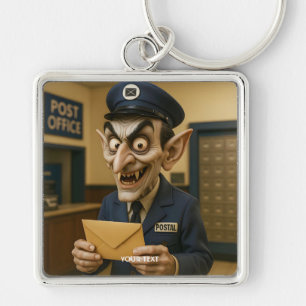Porte-clés Imaginaire Cute Strange Postal Worker