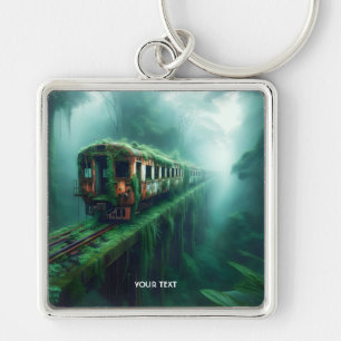 Porte-clés Imaginaire mignon vieux train passé