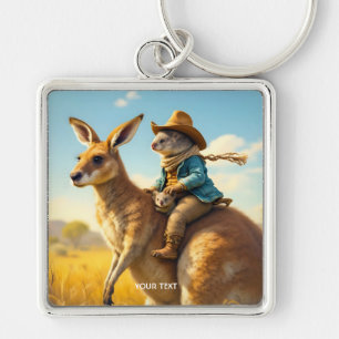 Porte-clés Imaginaire mignon Wombat Kangaroo Koala