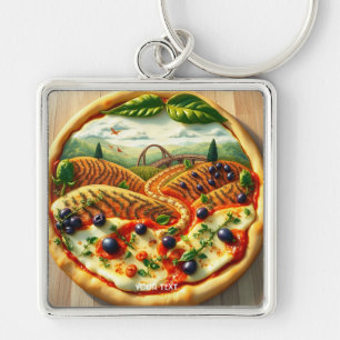 Porte-clés Imaginaire Mignonne Whimsical Paysage Italien