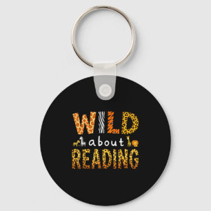 Porte-clés Impression d'animal lit un personnage de livre enf