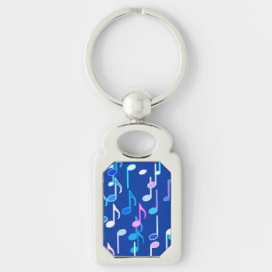 Porte-clés Impression musicale - indigo blue, multi
