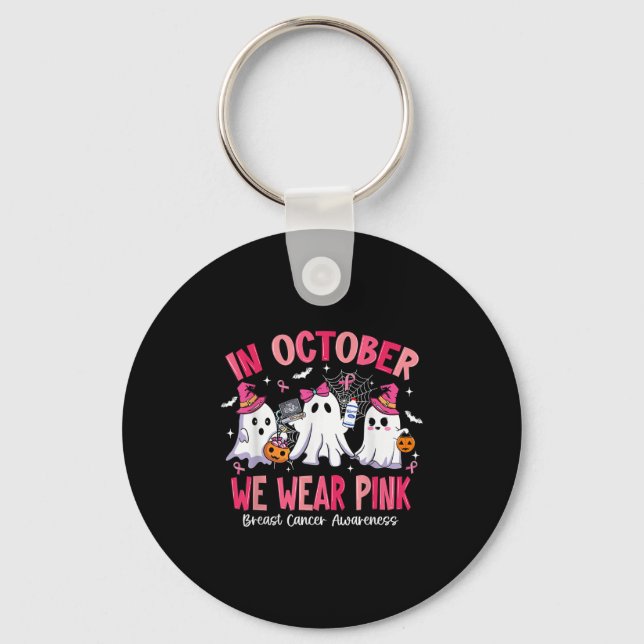 Porte-clés In October We Wear Nk Sonography Sonographer Breas (Recto)
