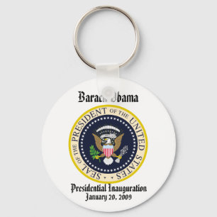 Porte-clés Inauguration de PRÉSIDENT OBAMA commémorative
