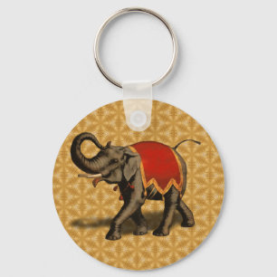 Porte-clés Indian Elephant w/Red Cloth