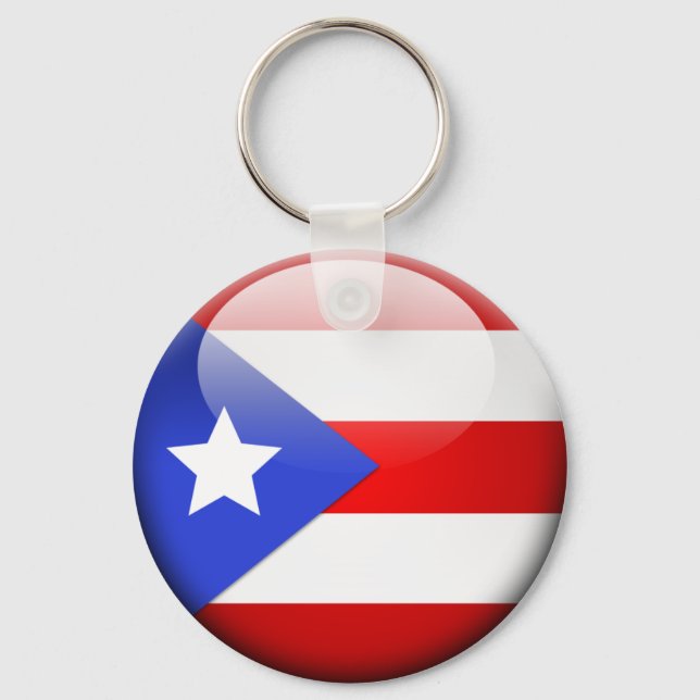 Porte-clés Indicateur Porto Rico (Recto)