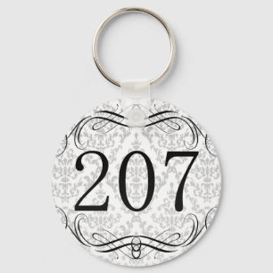 Porte-clés Indicatif régional 207