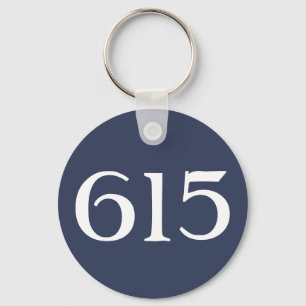 Porte-clés Indicatif régional 615 (Nashville)
