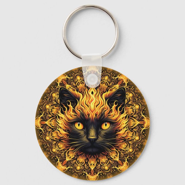 Porte-clés Inferno Kitty Mandala (Recto)