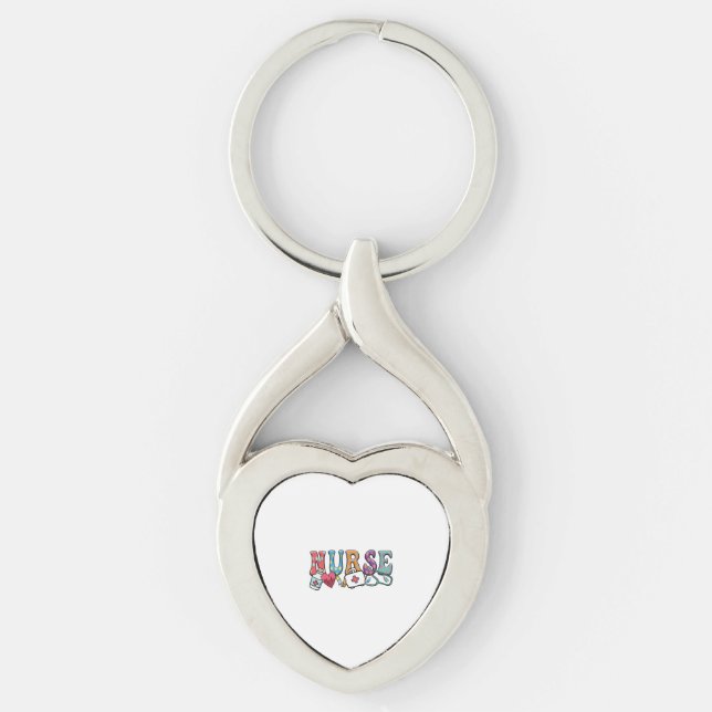 Porte-clés Infirmière - Cadeau d'infirmière scolaire - Infirm (Devant)