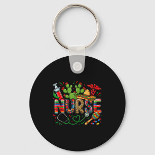 Porte-clés Infirmière Cinco de mayo coquette noeud papillon s