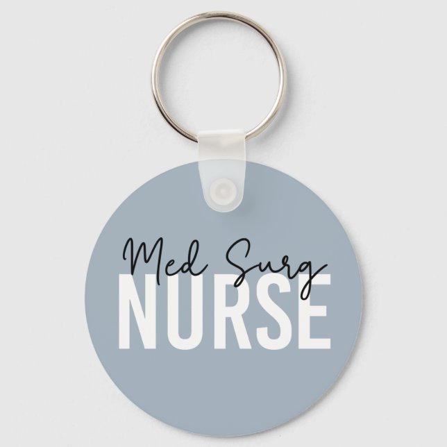 Porte-clés Infirmière en surg | Infirmière Médicale-chirurgic (Recto)