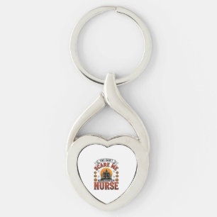 Porte-clés Infirmière Halloween Vintage Épouvantable Infirmiè
