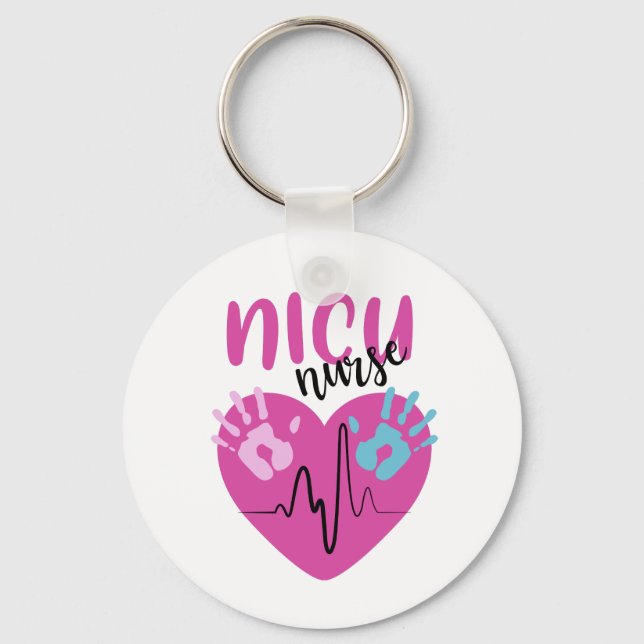 Porte-clés Infirmière NICU (Recto)