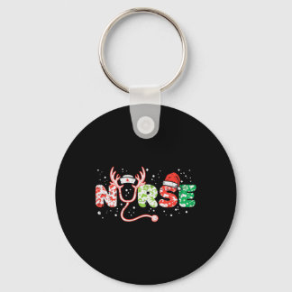 Porte-clés Infirmière noël stéthoscope infirmiers xmas frotte