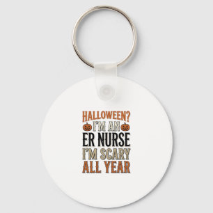 Porte-clés Infirmière Urgences Drôle Halloween Épouvantable T