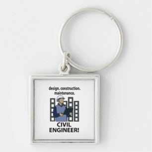 Porte-clés Ingénieur civil Conception Construction Ingénieur