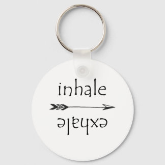 Porte-clés Inhale Exhale Breathe Yoga Meditation