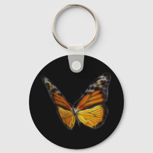 Porte-clés Insecte de vol orange de papillon de monarque