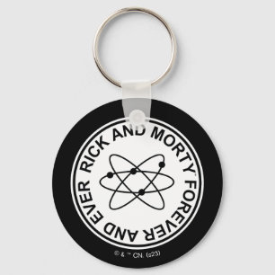 Porte-clés Insigne atomique Rick et Morty pour toujours et ja