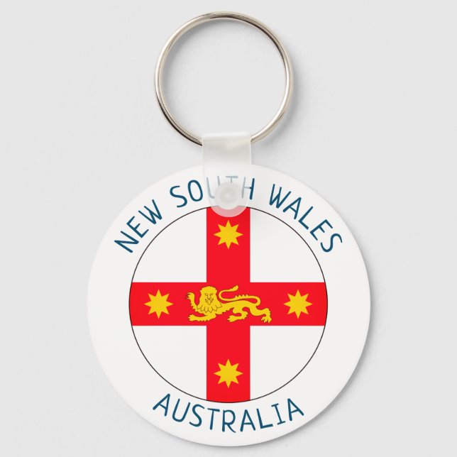 Porte-clés Insigne de la Nouvelle-Galles du Sud, Australie (Recto)