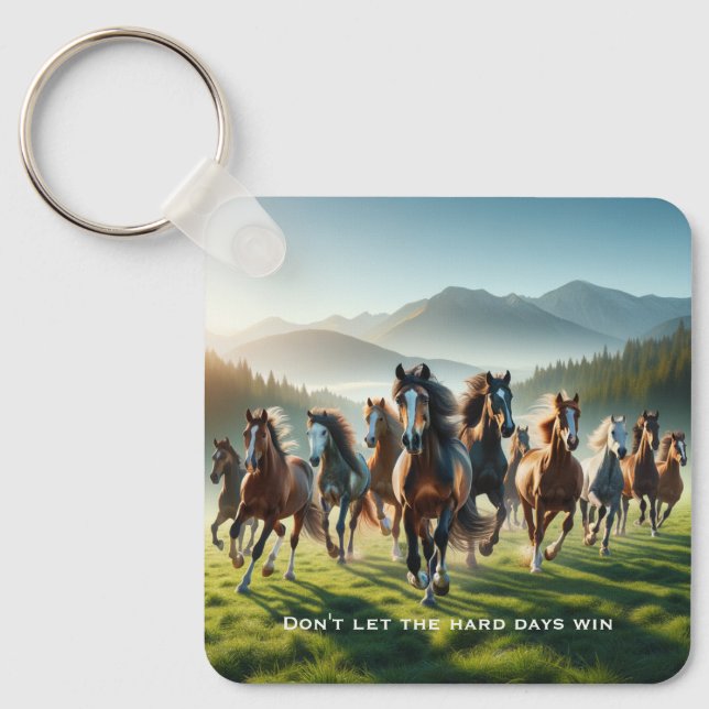 Porte-clés Inspiration motivationnelle (Recto)