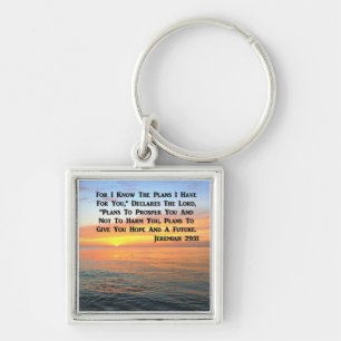 PORTE-CLÉS INSPIRING JEREMIAH 29:11 SUNRISE
