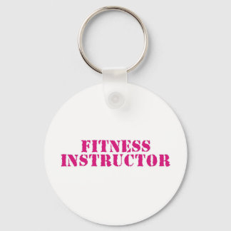 Porte-clés Instructeur de conditionnement physique/rose