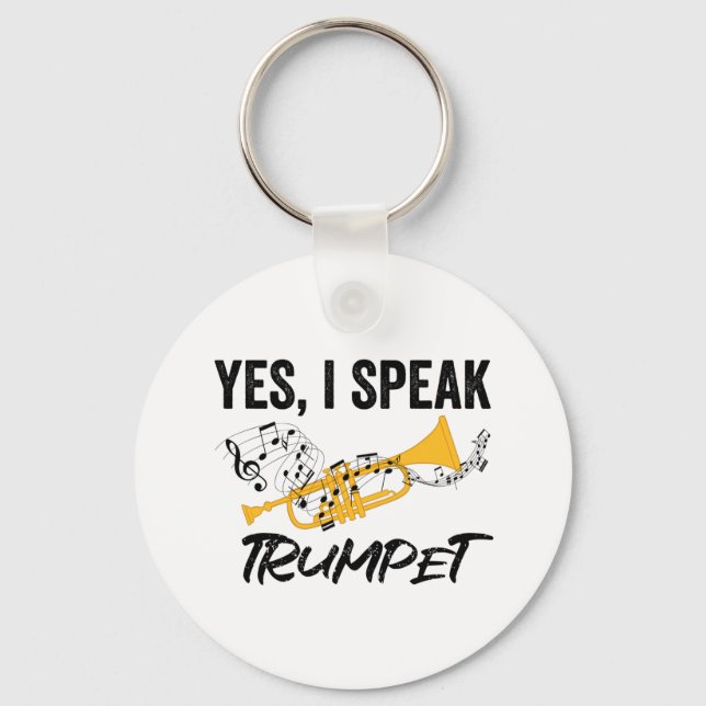 Porte-clés Instrument de musique de trompette | Trumpet Band  (Recto)