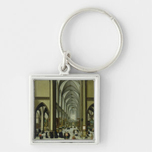 Porte-clés Intérieur de cathédrale d'Anvers
