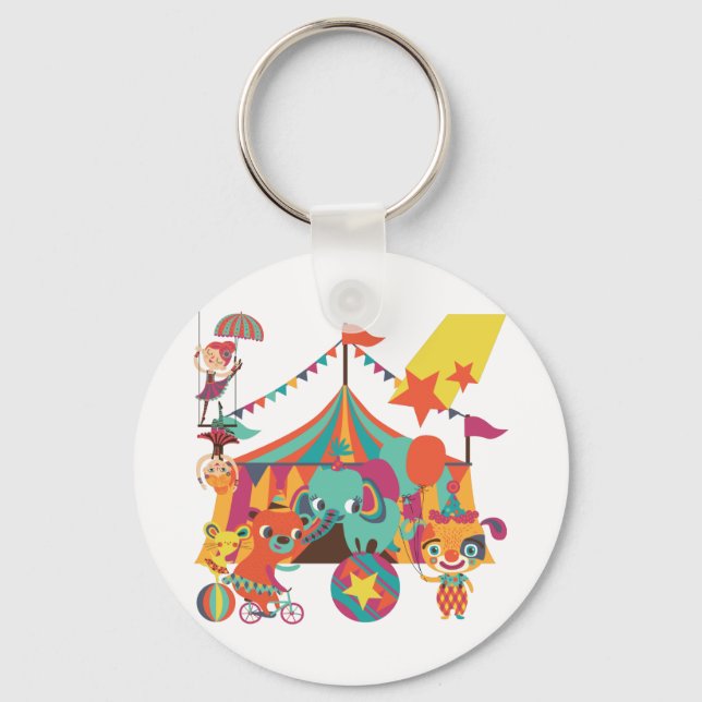 Porte-clés Interprètes de cirque (Recto)