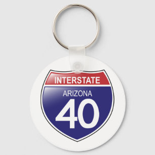 Porte-clés Interstate 40 en Arizona Porte - clé
