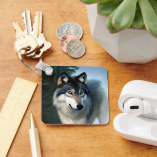 Porte-clés Intrépide Le Loup De L'Arctique, Clavier