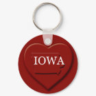 Iowa Porte - clé de carte cardiaque