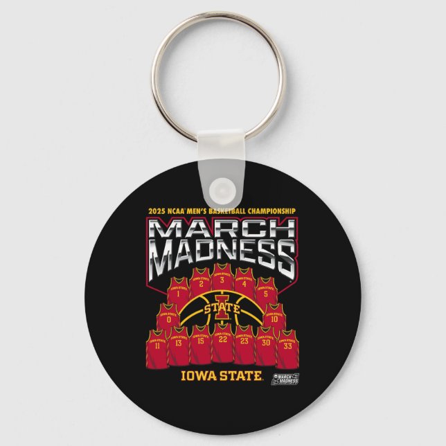 Porte-clés Iowa State March Madness 2025 Men's Sketll Nil  (Recto)