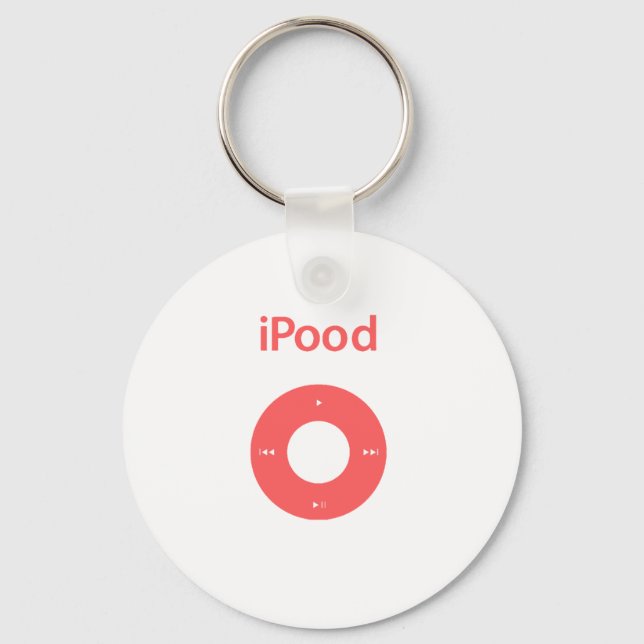 Porte-clés Ipod spod Ipood rose (Recto)