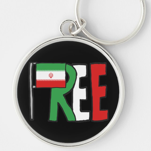 Porte-clés Iran libre (Devant)