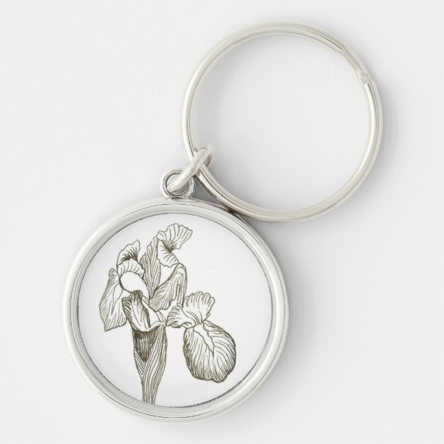 Porte-clés Iris Élégant (Devant)