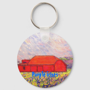 Porte-clés Irises pourpres