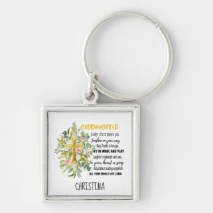 Porte-clés Irish Blessing For GODDAUGHTER - Personalized Gift