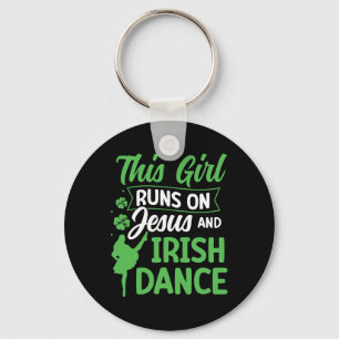 Porte-clés Irish Dancing Cette Fille Joue Sur Jesus Et Irish 